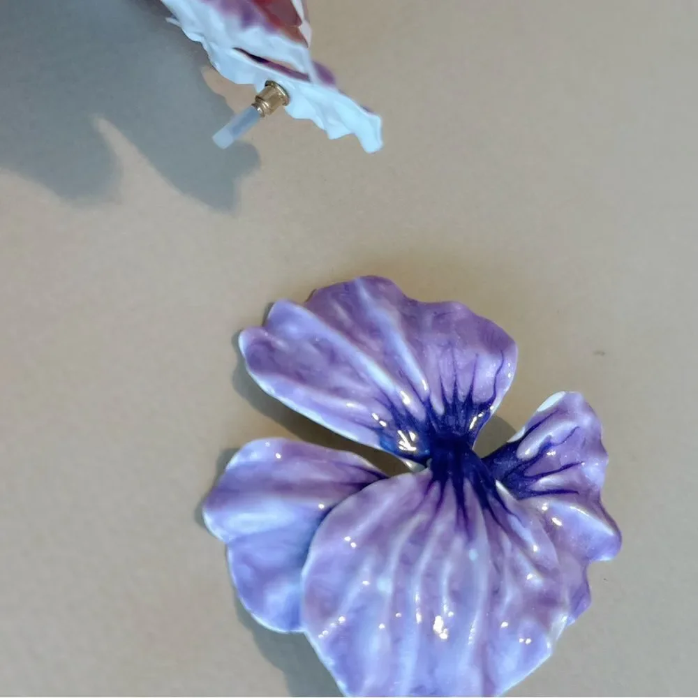 Flower earrings N1181